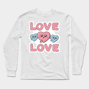 Love heart love Long Sleeve T-Shirt